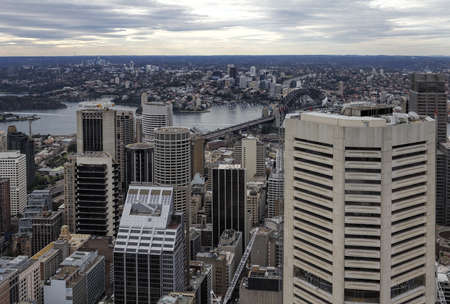 View of Sydney from the Sydney Tower Eyeのeditorial素材