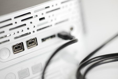 External Hard Drive that can be connected to the PC by USB or firewire, selective focusの写真素材