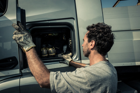 Truck driverの写真素材