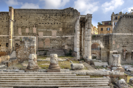 Rome, Forum of Augustus - front viewの写真素材