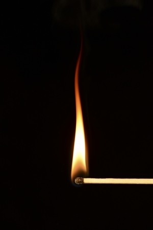 burning matchの写真素材