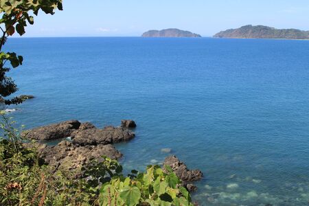 Landscape Pacific Coast of Costa Ricaの写真素材