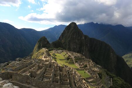 The ancient city of Machu Picchu