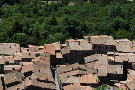 Alley in the small village of Radicofani in Tuscany