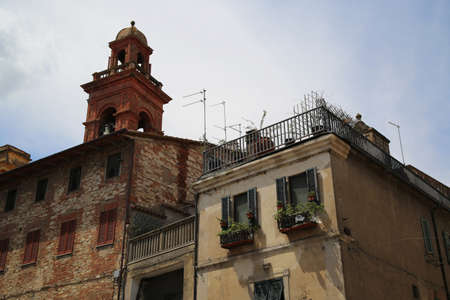 The bell tower of Castiglione del Lago, Italy