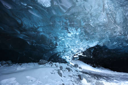 Ice cave in southern Iceland