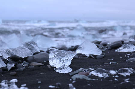Ice diamonds on the beach, Diamonds Beach Iceland