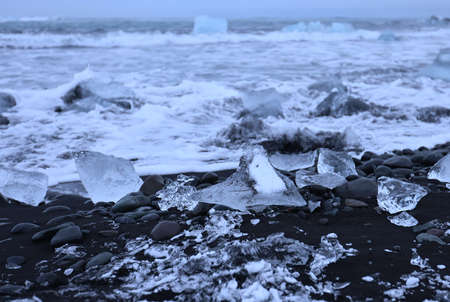 Ice diamonds on the beach, Diamonds Beach Iceland