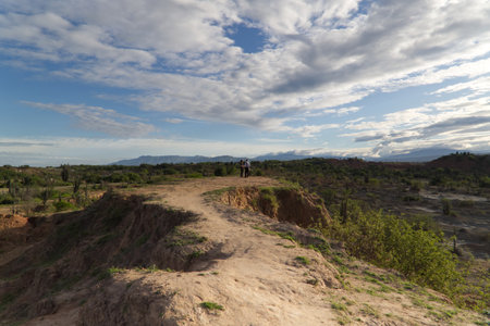 View of the Colombian Tatacoa Desert