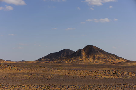 The beautiful colors of the Black Desert volcanic areaの写真素材