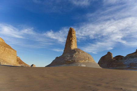 The beautiful landscapes of Agabat Valley, Egyptの写真素材