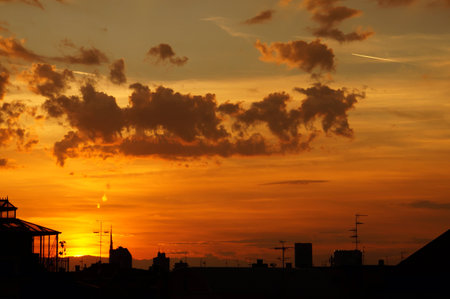 Milan Skyline Sunsetの素材