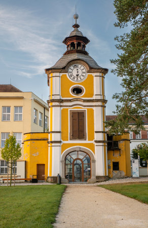 Tourist Information Centre building (Turisticke informacne centrum) in Spisska Kapitula. Spisske Podhradie. Slovakia.の写真素材