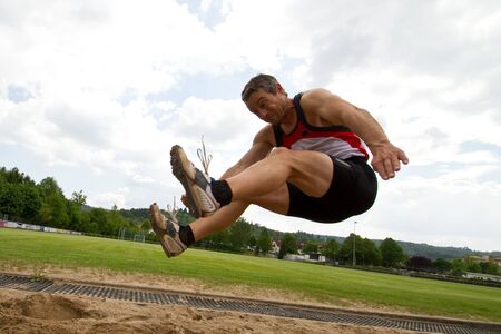 long jumpの写真素材