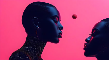 simple illustration enhanced by a background showing rich textures and smooth gradientsの素材