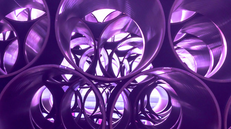 Pipes for a natural gas pipelineの写真素材