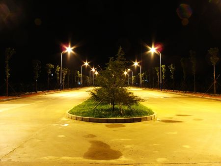 Very beautiful night view of cityの写真素材