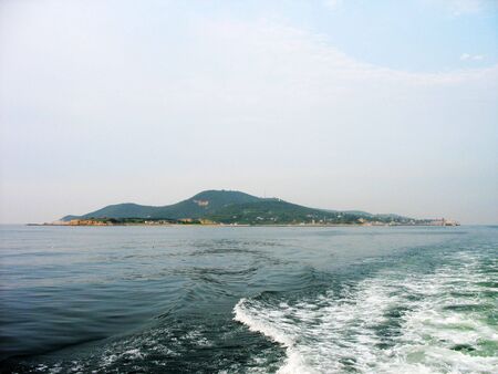 This is a very beautiful island sceneryの写真素材