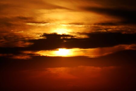 This is in the asia beautiful sunsetの写真素材