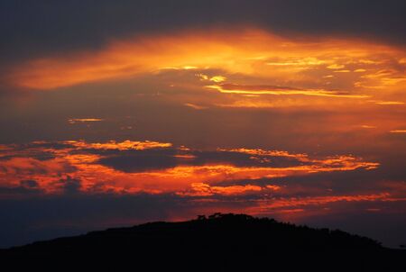 This is in the asia beautiful sunsetの写真素材