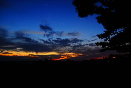 This is in the asia beautiful sunsetの写真素材