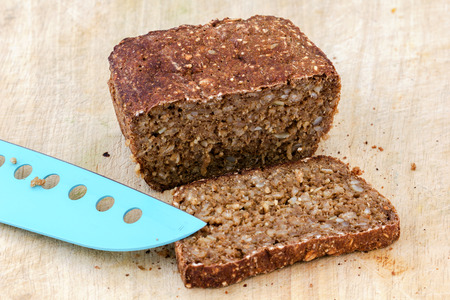 Fresh self made breadの写真素材
