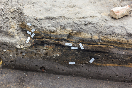 archaeological excavationの写真素材