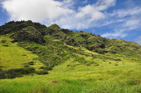 Mokuleia Beach Park, Kaena Point at the North Shore  on Oahu Island, Hawaii, United States.の写真素材
