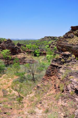 Mirima National Park (Hidden Valley), similar to bungle bungle, near Kununurra, Western Australia, Australiaの写真素材
