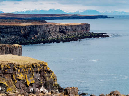 View of the Icelandic coast