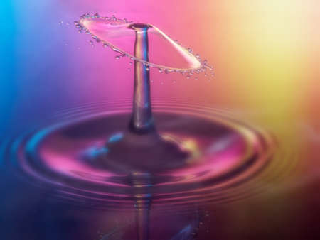 Close up of water splashingの写真素材