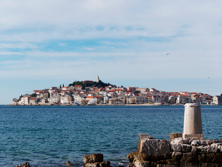Croatia, the old town of Primosten in Balkans