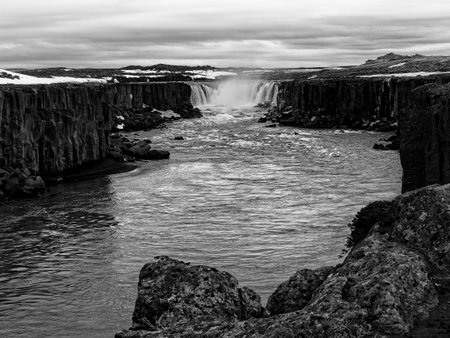 The famous Gullfoss waterfall, Iceland, Europe