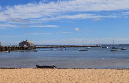 Provincetown, Massachusetts, Cape Cod  beach and ocean view.の写真素材