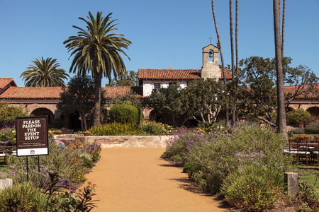 San Juan Capistrano, CA, USA âSeptember 25, 2016: The Mission San Juan Capistrano in Southern California, United States. Editorial use only.のeditorial素材