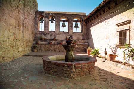 San Juan Capistrano, CA, USA âSeptember 25, 2016: The Mission San Juan Capistrano in Southern California, United States. Editorial use only.のeditorial素材