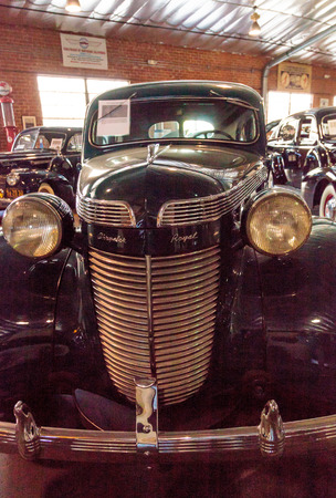 El Segundo, CA, USA - September 26, 2016: 1937 Chrysler Royal Sedan displayed at the Automobile Driving Museum in El Segundo, California, United States. Editorial use only.のeditorial素材