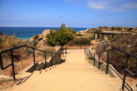 Summer at the San Clemente State Beach in Southern Californiaの写真素材