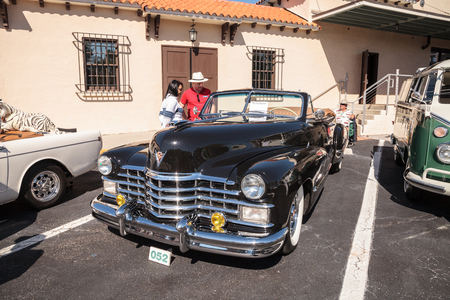Naples, Florida, USA â March 23,2019: Black four-door 1939 Chevy Master at the 32nd Annual Naples Depot Classic Car Show in Naples, Florida. Editorial only.のeditorial素材