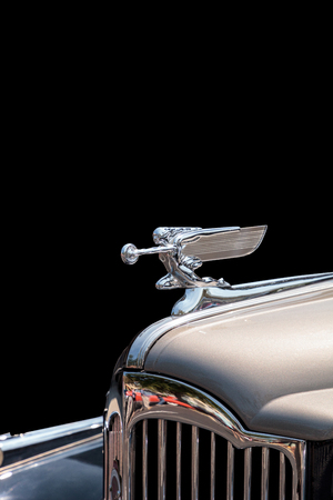 Naples, Florida, USA â March 23,2019: 1941 Packard 110 Club Coupe at the 32nd Annual Naples Depot Classic Car Show in Naples, Florida. Editorial only.のeditorial素材