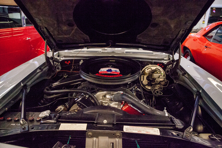 Punta Gorda, Florida, USA â€“ October 13, 2019: Silver 1963 Chevrolet Corvette Split Window...