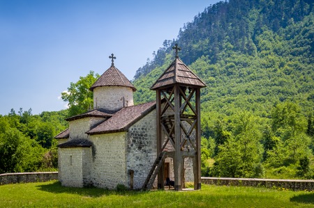 The Dobrilovina Monastery, an old Orthodox monastery in Donja Dobrilovina. Montenegroの写真素材