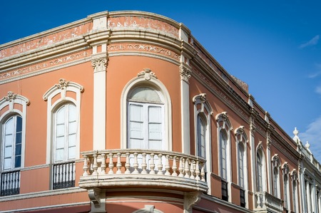 La Orotava historical palace facadeの写真素材