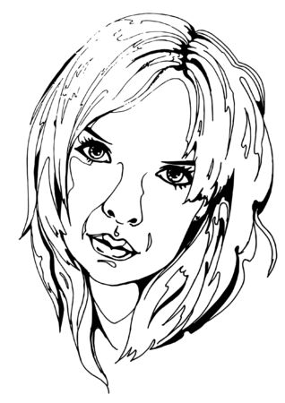 Women faceのイラスト素材