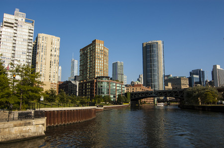 Building architecture in Chicagoのeditorial素材
