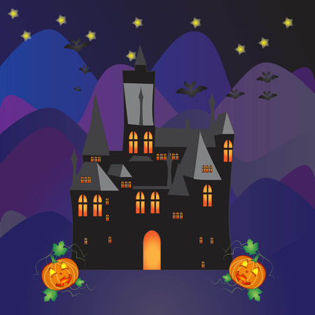 Dracula Castleのイラスト素材