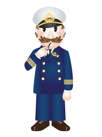 Ship Captainのイラスト素材