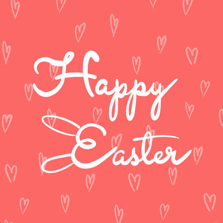 Happy Easter. illustrations of watercolor cute bunny, chick, flowers, plants and greeting frame. Pictures for poster, invitation, postcard or backgroundの写真素材
