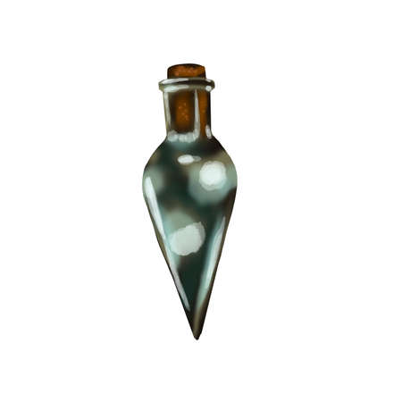 Watercolor illustration of potion. Hand drawn object.の写真素材