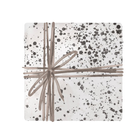 Watercolor gift. Gift for the holidays isolated on a white background.の写真素材